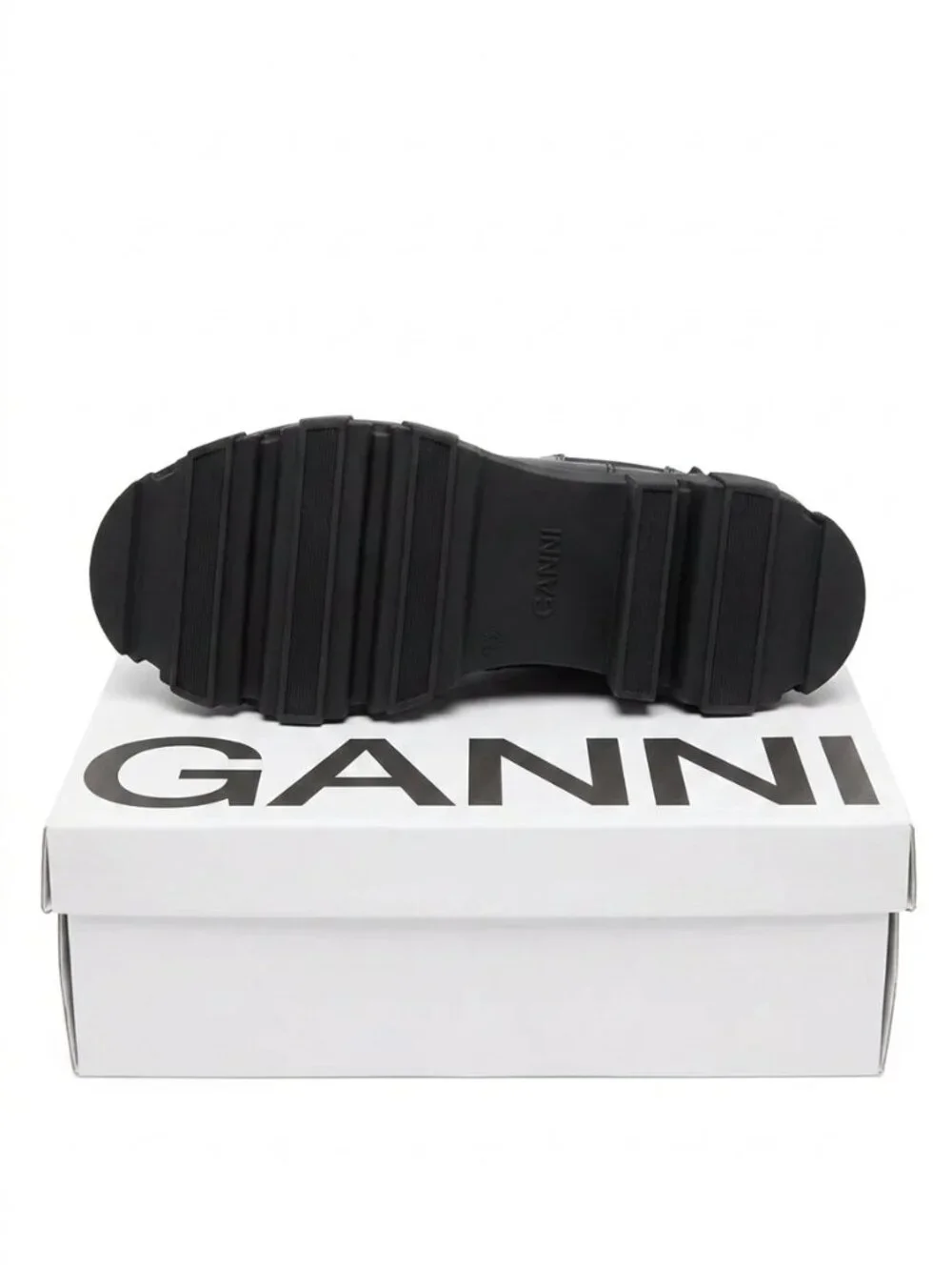 GANNI black chelsea boots